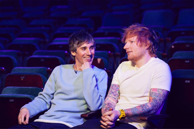 Sheeran’s new interview with Apple Music 1 host Matt Wilkinson (left) will air May 9.