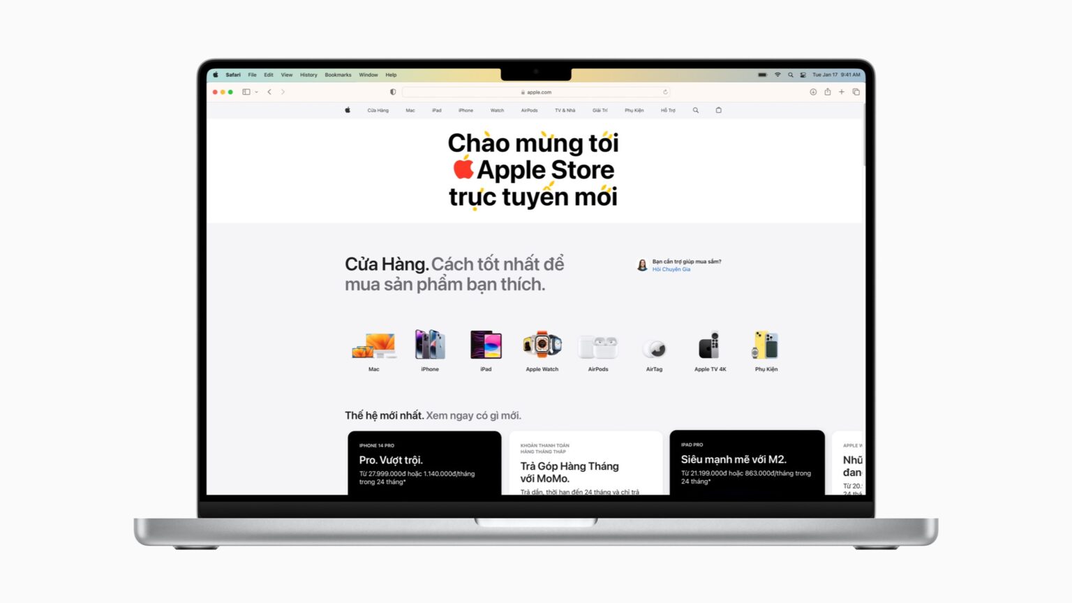 Online Apple store opens virtual doors in Vietnam