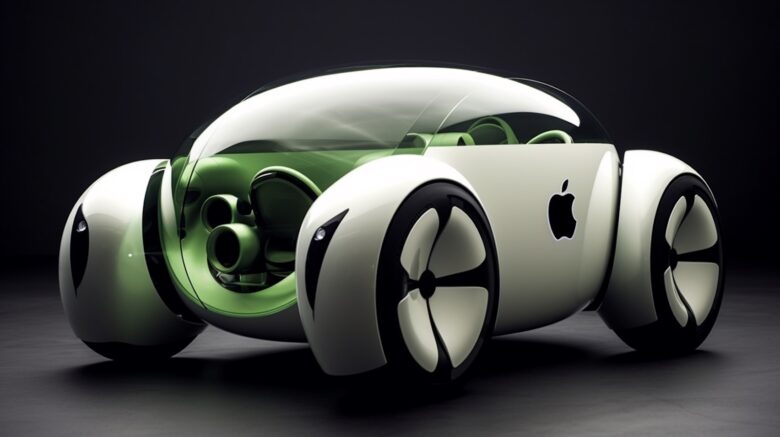 Concept of an Apple car.