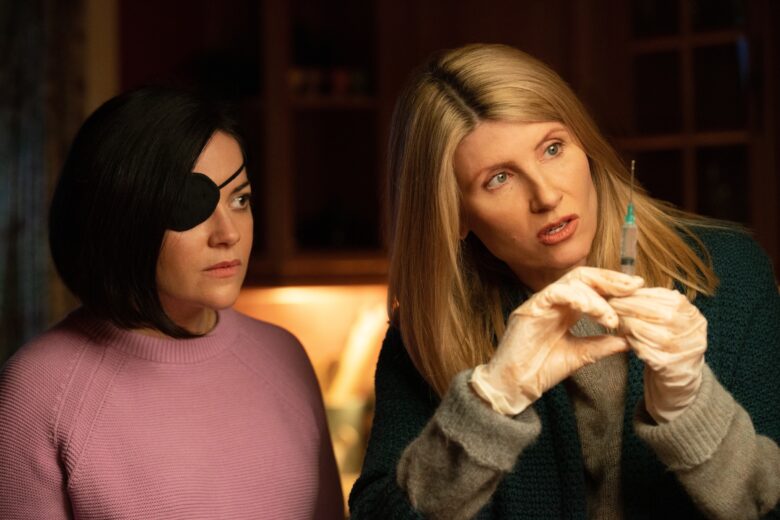 Sarah Greene and Sharon Horgan in "Bad Sisters," now streaming on Apple TV+. 