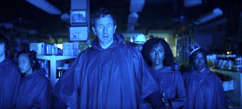 Chris O’Dowd and Gabrielle Dennis in "The Big Door Prize," now streaming on Apple TV+.