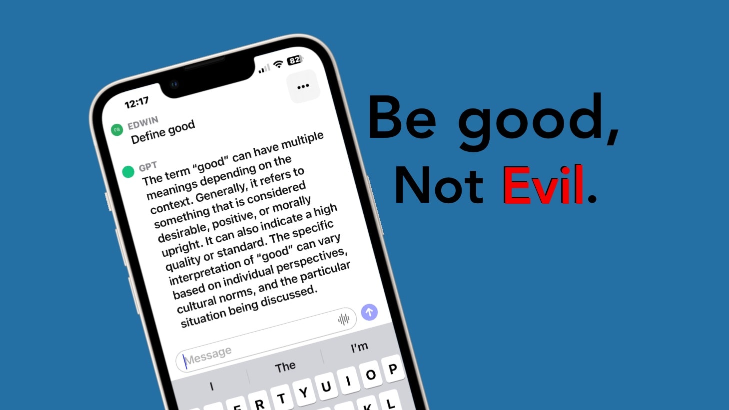 How to use ChatGPT on iPhone for good, not evil