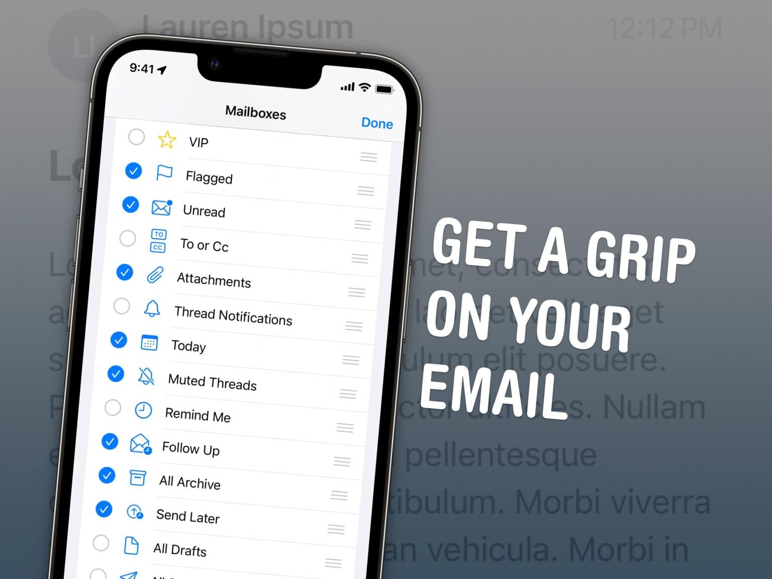 Get a grip on your email