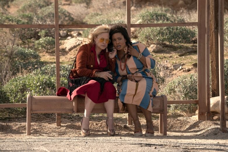 Patricia Arquette and Weruche Opia in "High Desert," premiering May 17, 2023 on Apple TV+.