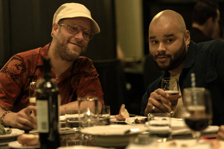 Seth Rogen and Tre Hale in "Platonic," now streaming on Apple TV+.