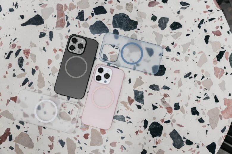 There's a case for each iPhone 14 series handset and a choice of four transparent colors.