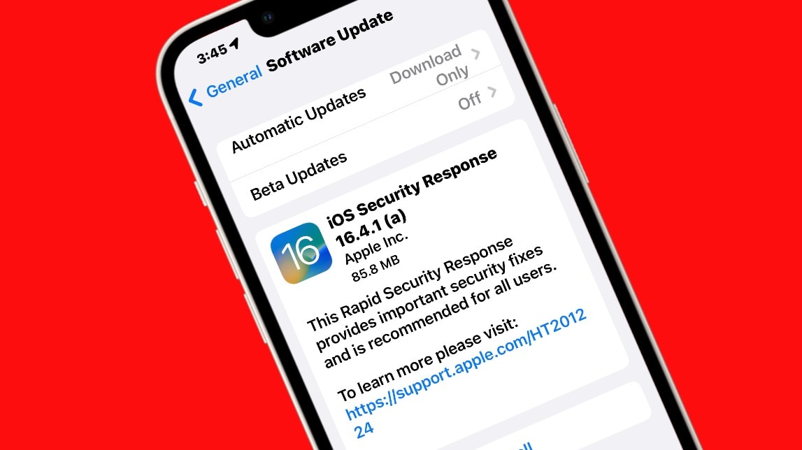 First-ever iOS and macOS Rapid Security Response released