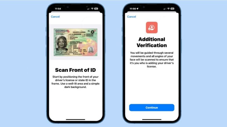 How to add your driver’s license to iPhone: Take pics of your physical one