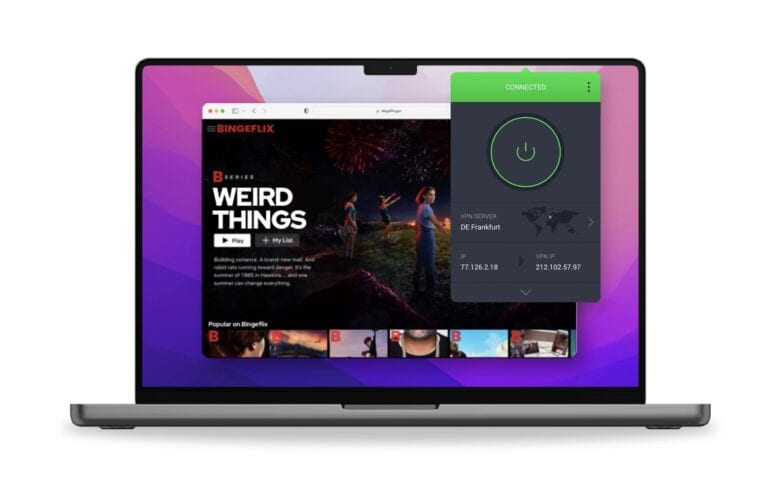 Intego Privacy Protection running on MacBook Air