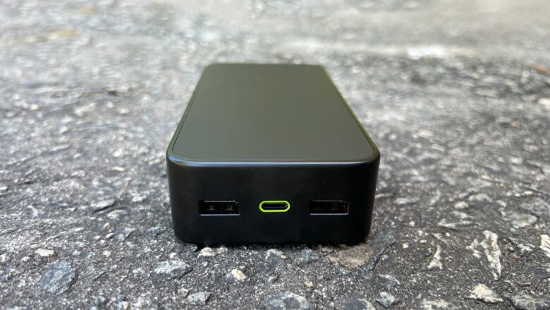mophie powerstation XL has two USB-A ports and a single USB-C port.