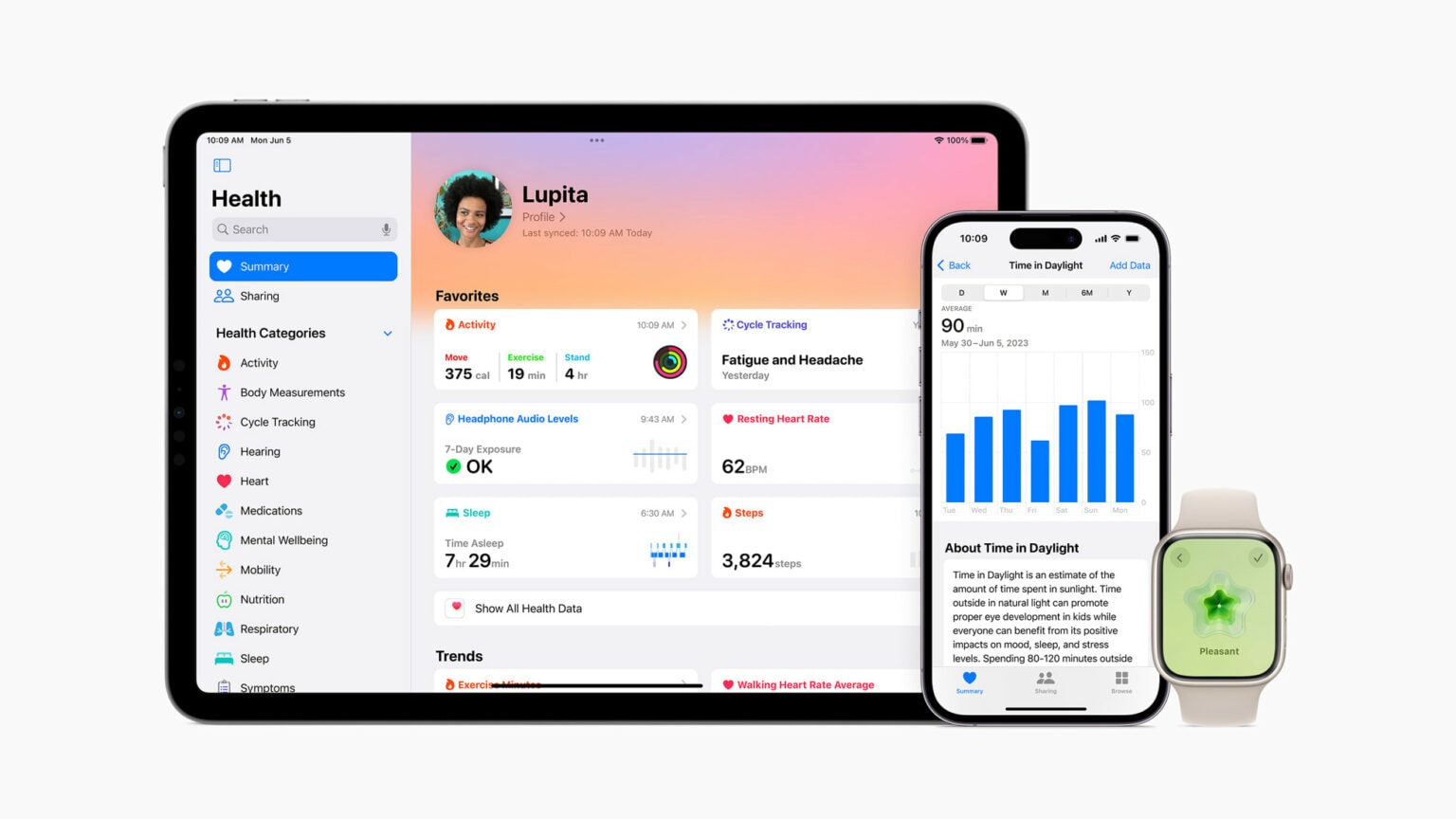 New health features come to iOS 17, iPadOS 17 and watchOS 10.