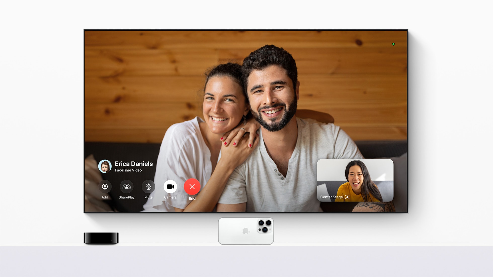 With the tvOS 17 update, FaceTime comes to Apple TV 4K for the first time.