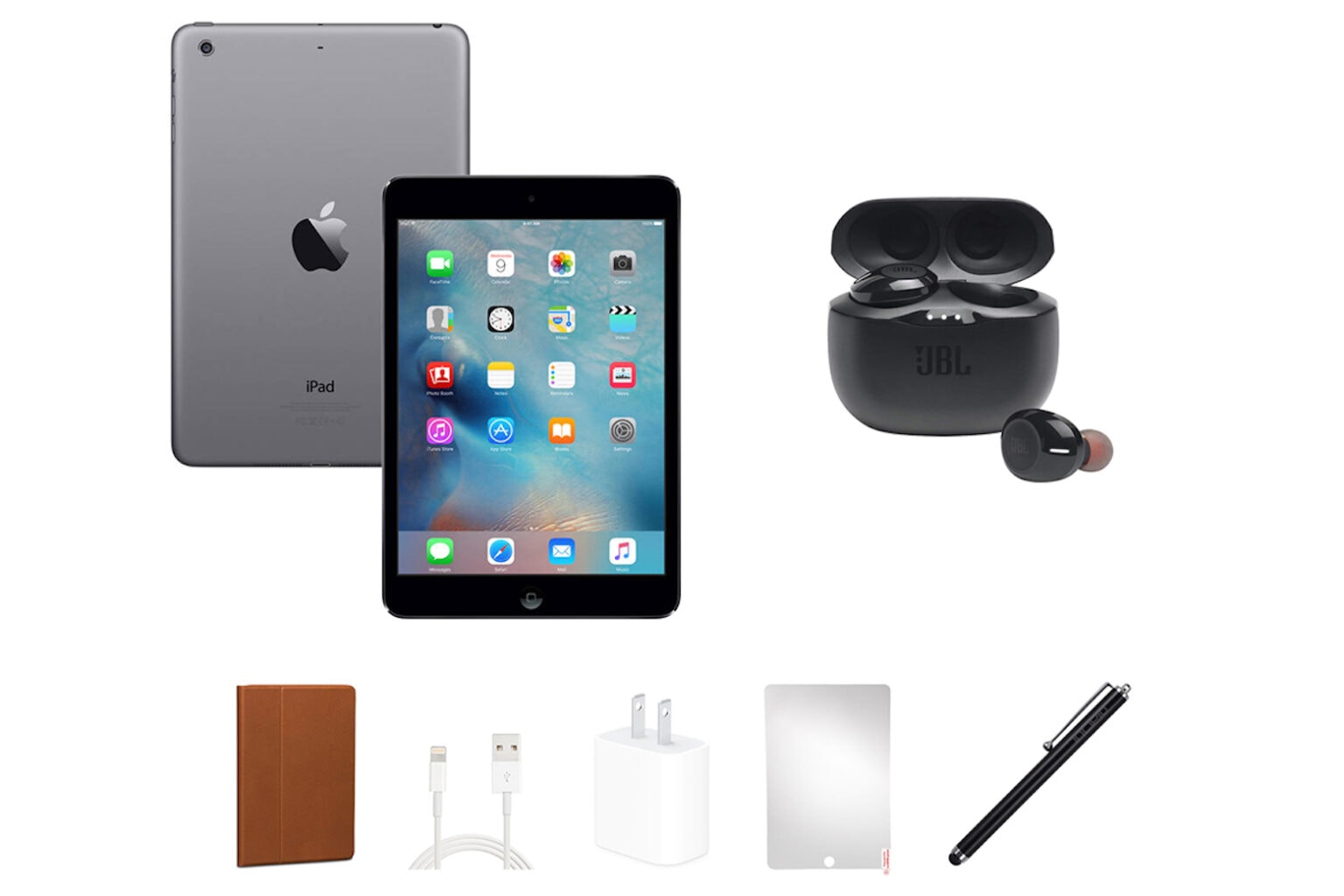 Celebrate Father's Day with this iPad Mini 2 and earbuds bundle.