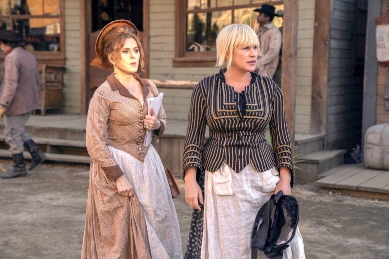 Bernadette Peters and Patricia Arquette in "High Desert," now streaming on Apple TV+.