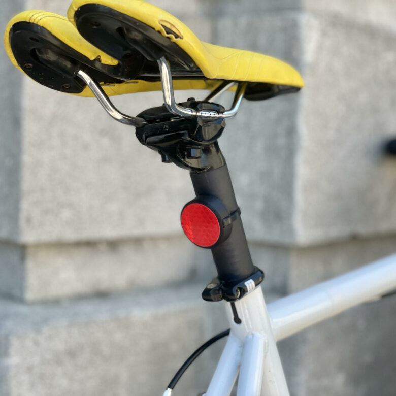 This is a great way to securely -- and stealthily -- mount your AirTag on your bike.