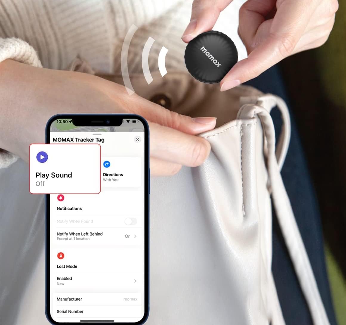 The affordable Momax Tracker Tag uses the Find My network to help keep track of your belongings.