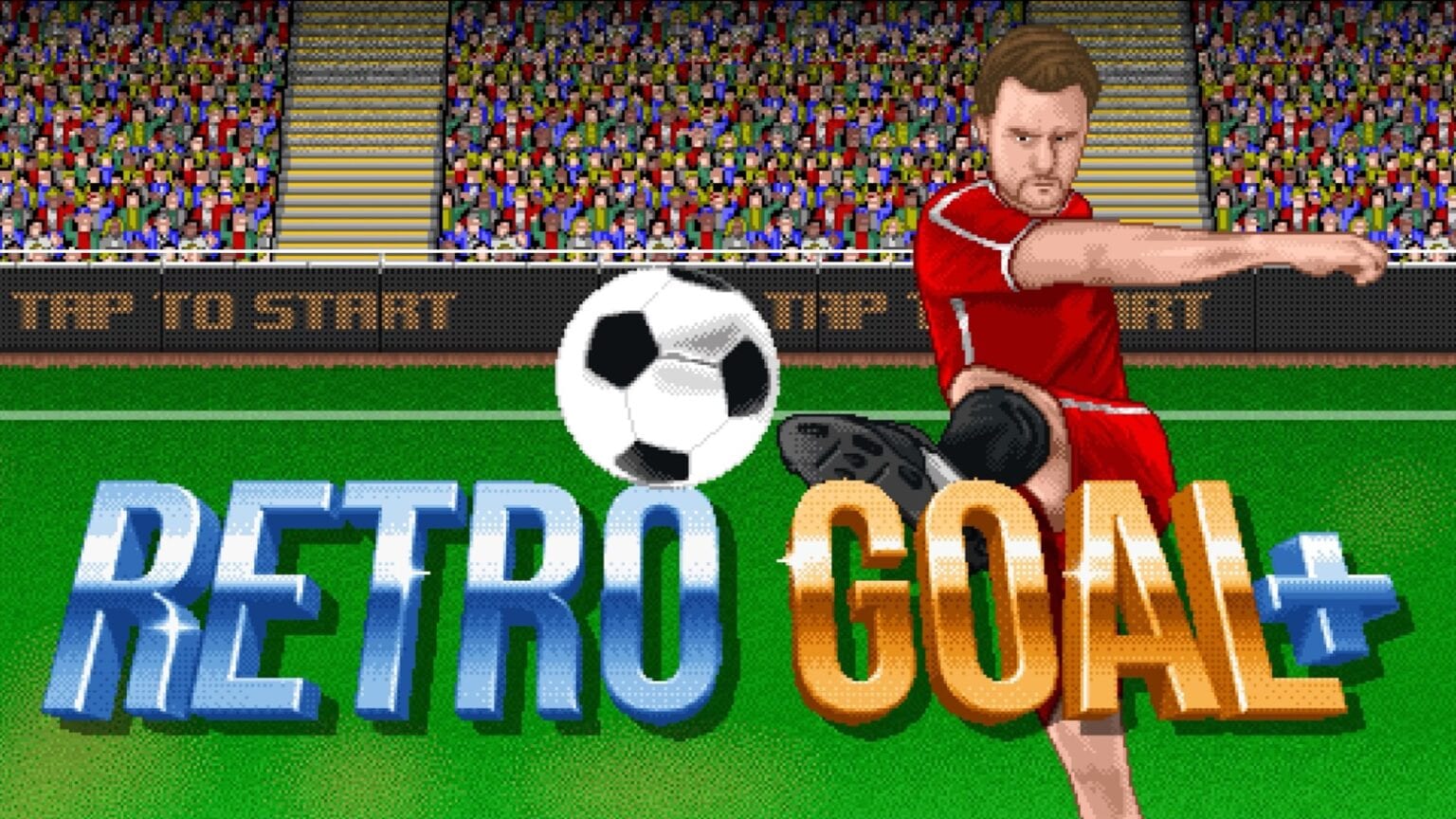 Retro Goal+ is one of three recent additions to Apple Arcade.