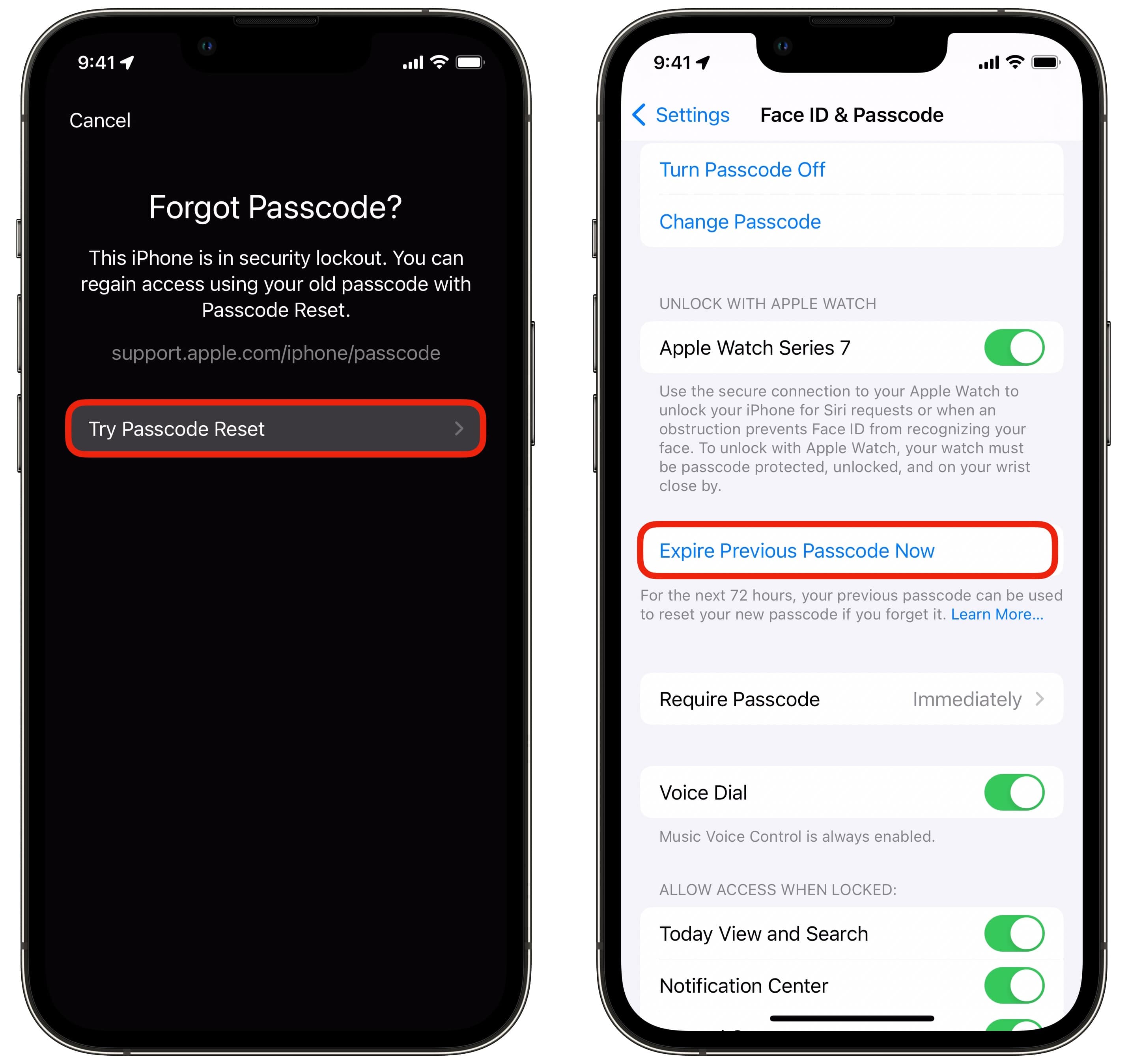 Try Password Reset and Expire Previous Passcode Now