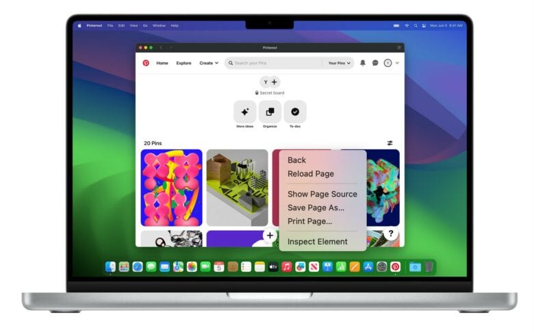 The new Safari will let you access favorite websites like apps. 