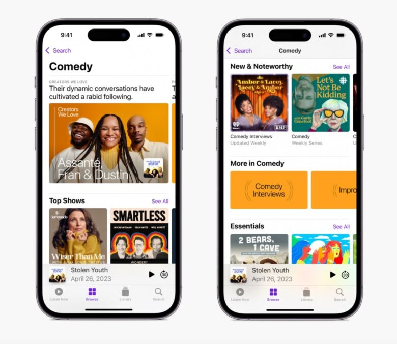 Podcasts will be easier to find through various changes, including subcategories with popularity charts, curation and promotion, and Podcasts by Language. 