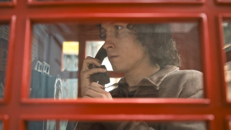 Tom Holland in "The Crowded Room," now streaming on Apple TV+.