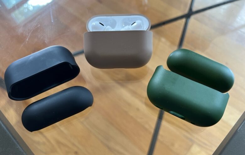 Totallee Case for AirPods Pro comes in black, beige or green.