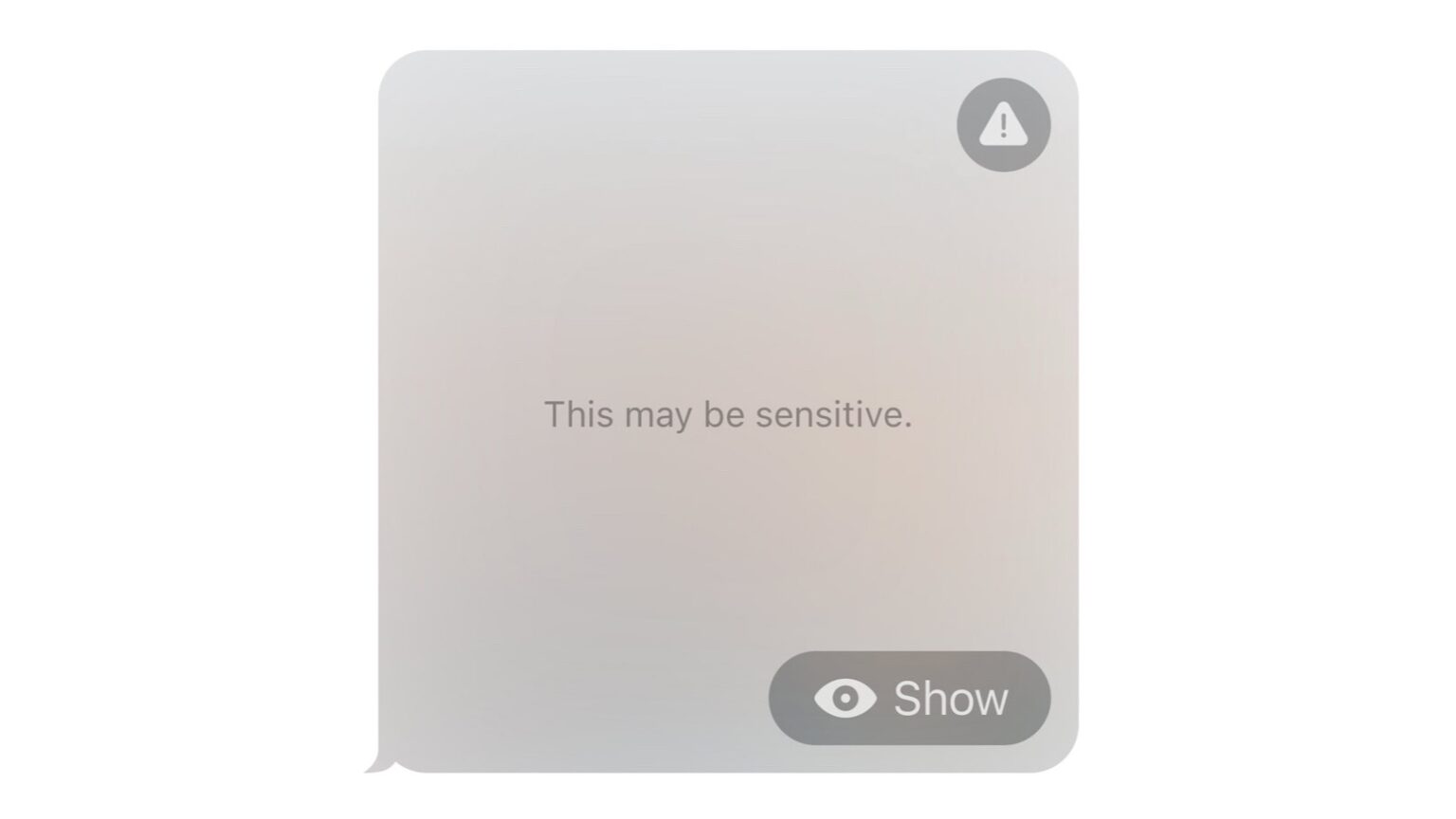 iOS 17 Sensitive Content Warning
