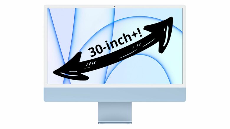 New iMac with 30-inch display in development