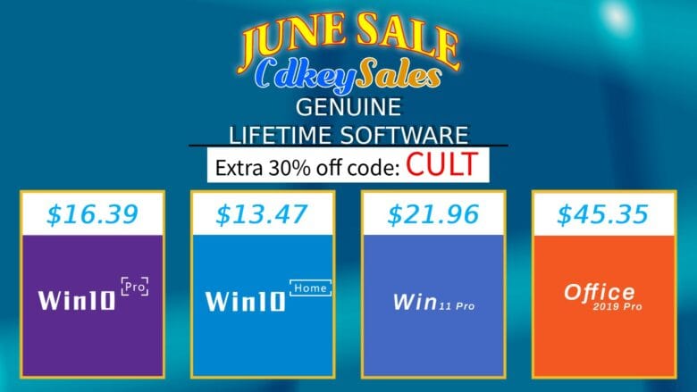 Ready to save on genuine Microsoft software? Head to CdkeySales.com using the links above. And don’t forget to enter promo code CULT to get extra savings.