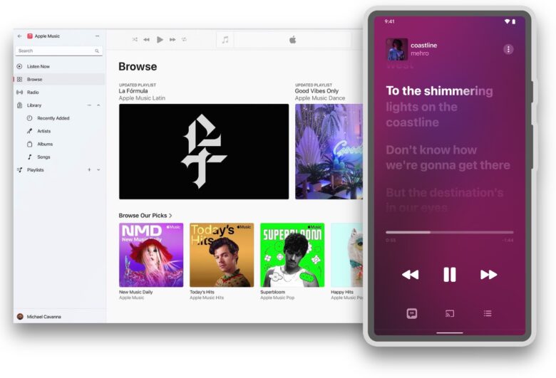 Apple Music for Windows and Android