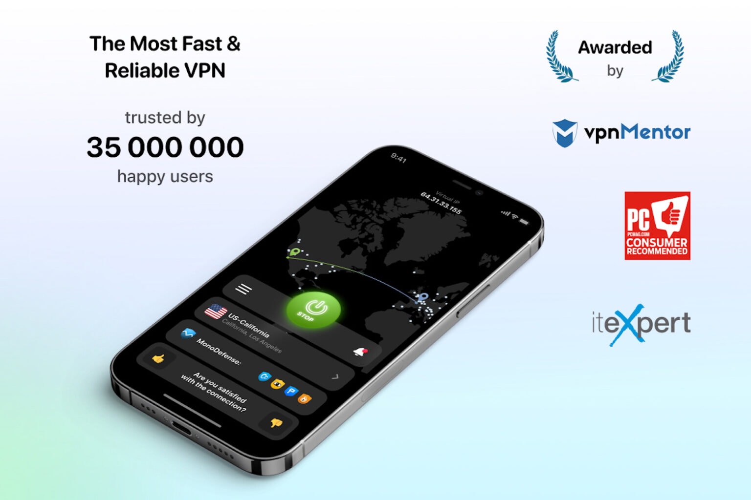 Get access to over 3,000 secure servers through this top VPN.