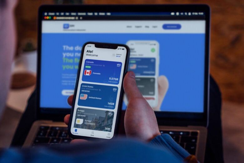 Get an eSim card for global data use plus $50 credit for under $25.
