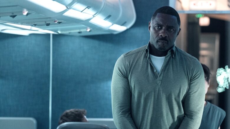 Sam (played by Idris Elba in "Hijack," now streaming on Apple TV+.