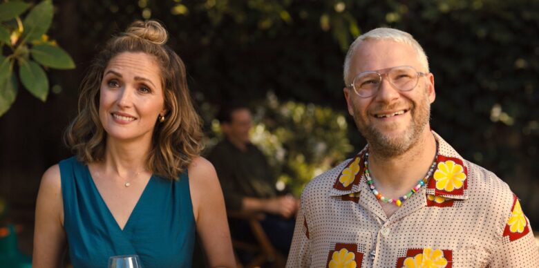 Rose Byrne and Seth Rogen in "Platonic," now streaming on Apple TV+.