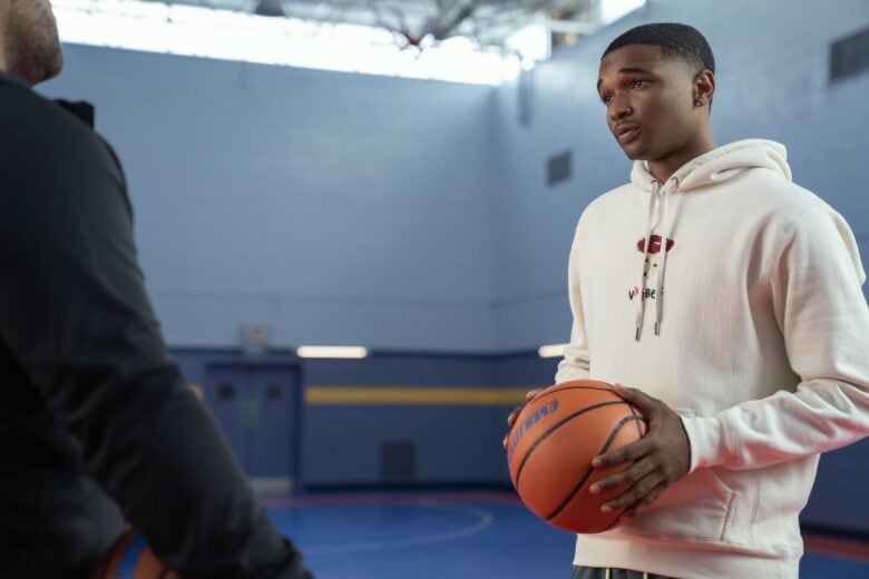 Isaiah Hill in "Swagger," now streaming on Apple TV+.