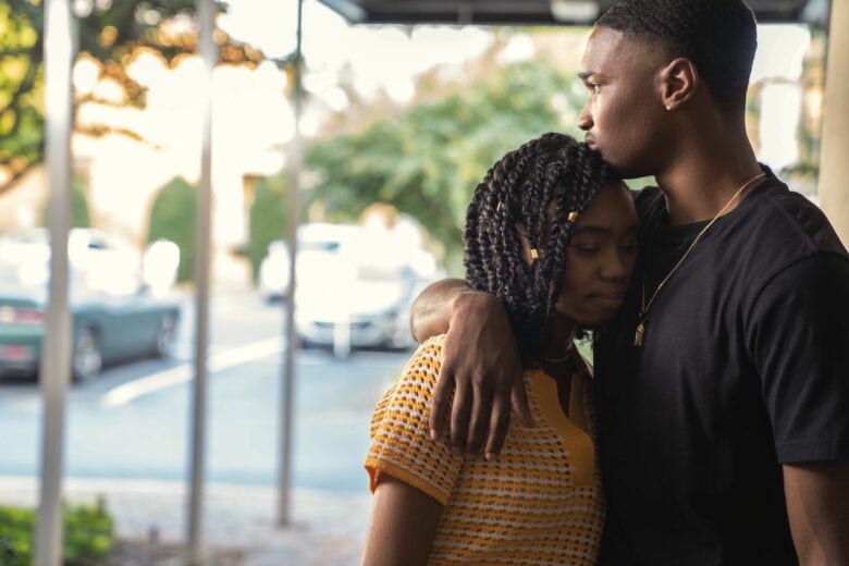 Quvenzhané Wallis and Isaiah Hill in "Swagger," now streaming on Apple TV+.