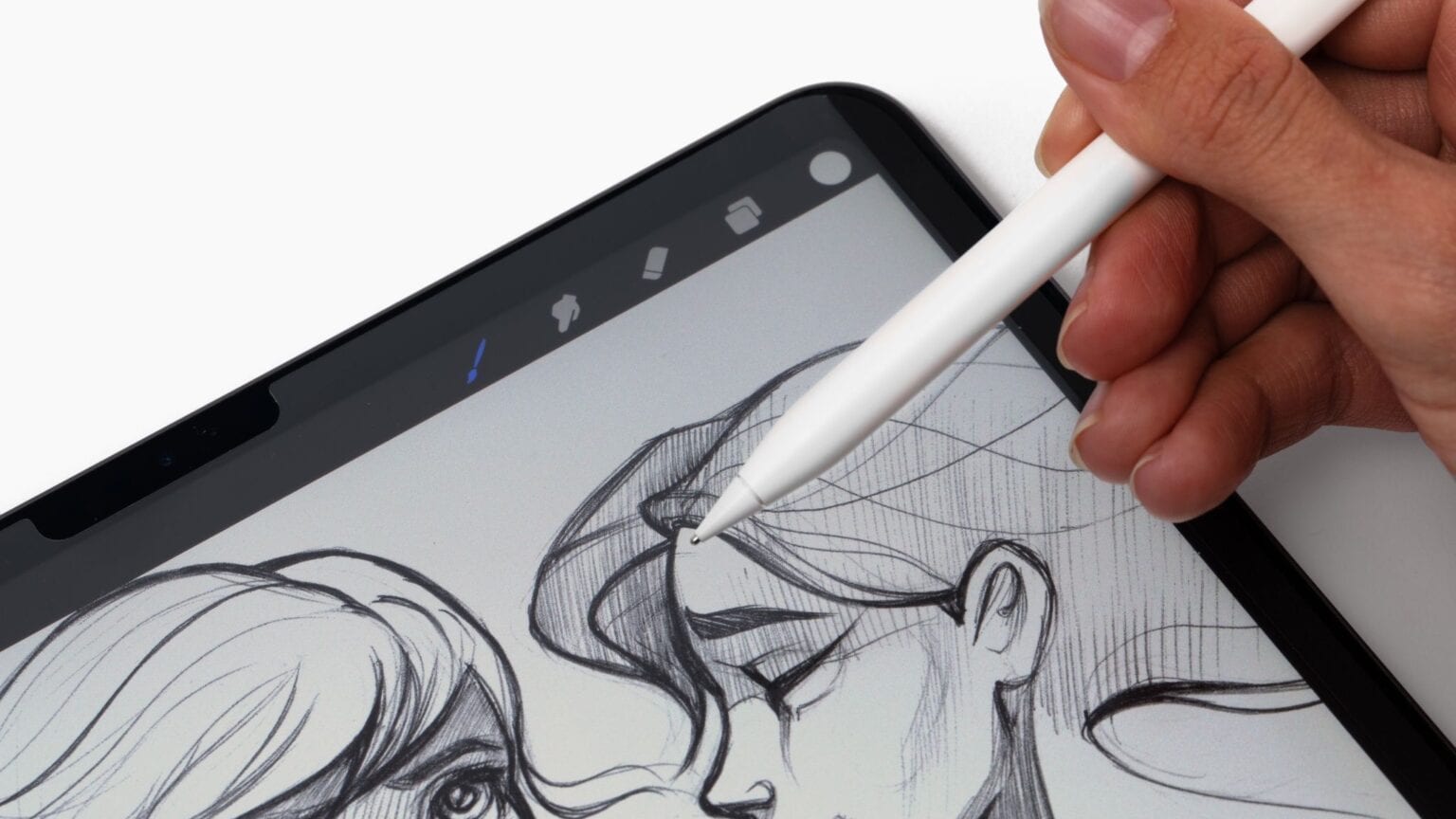 Astropad Rock Paper Pencil includes both iPad screen protector and Apple Pencil tip.
