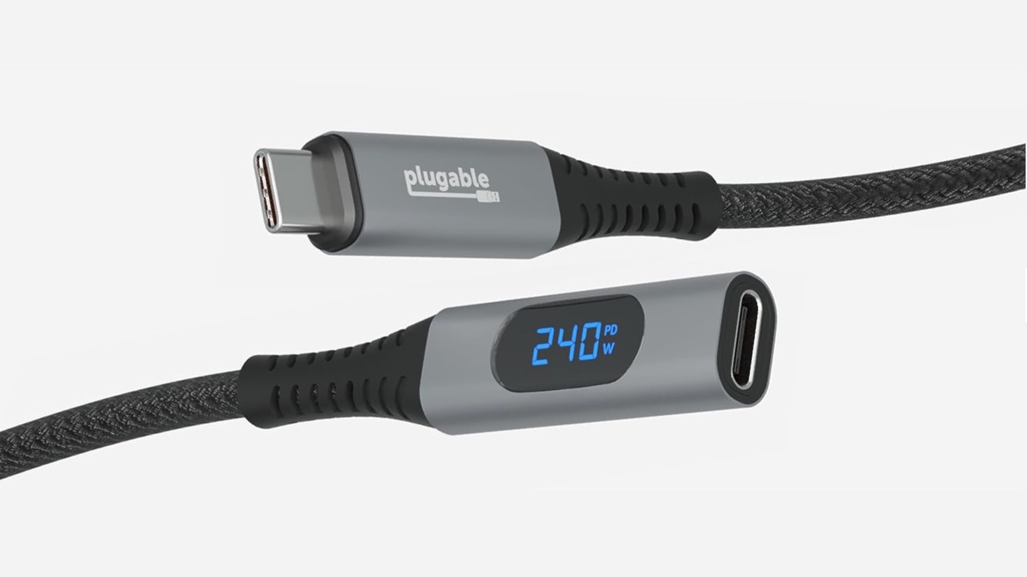 Handy USB-C extension cable boasts built-in power meter
