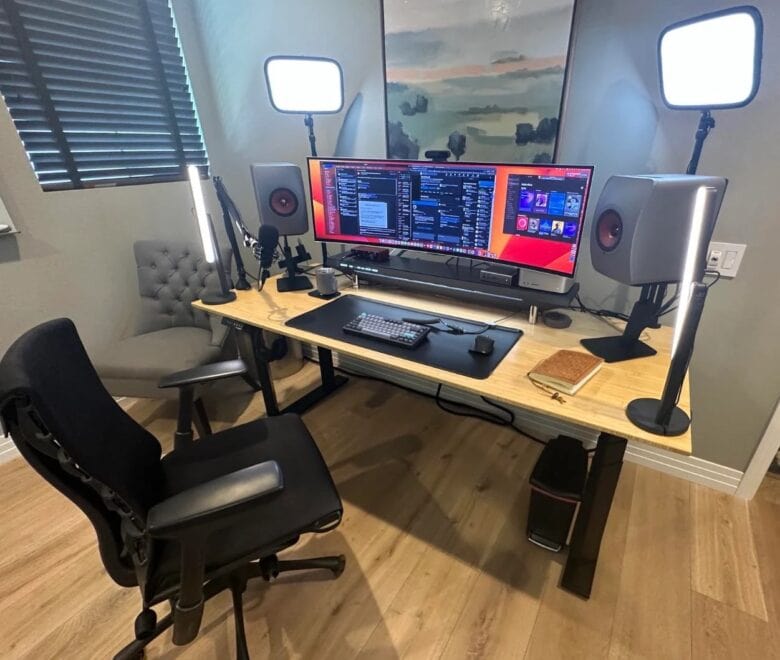 Lights, camera, action! This Mac Studio rig is ready for videoconferencing and more.