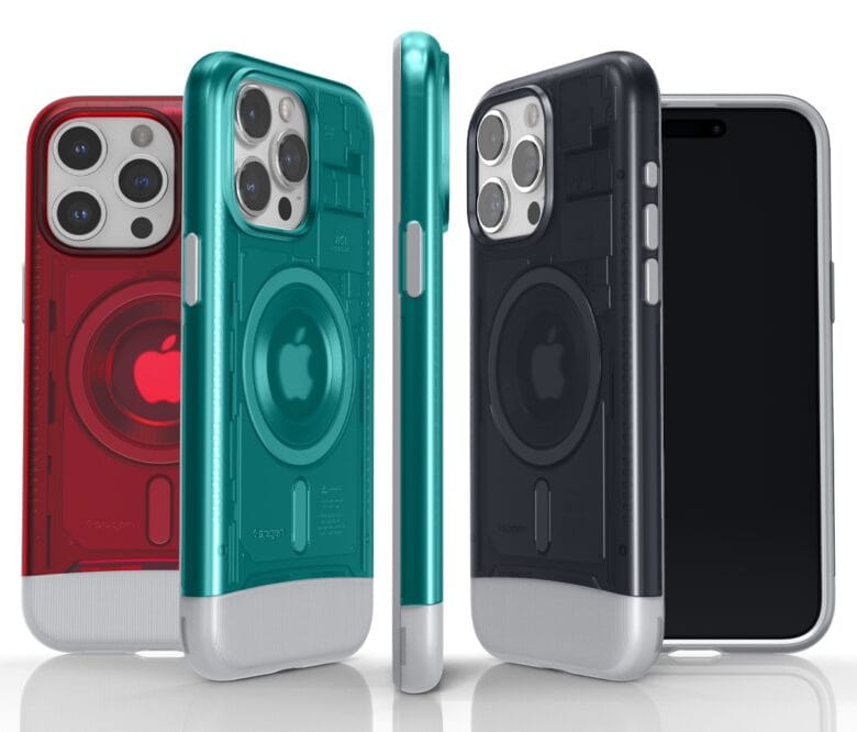 Give your iPhone 15 Pro or Pro Max a retro look and serious protection.