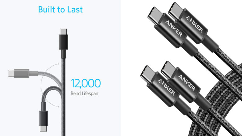 Anker offers the best braided USB-C cable for iPhone 15.