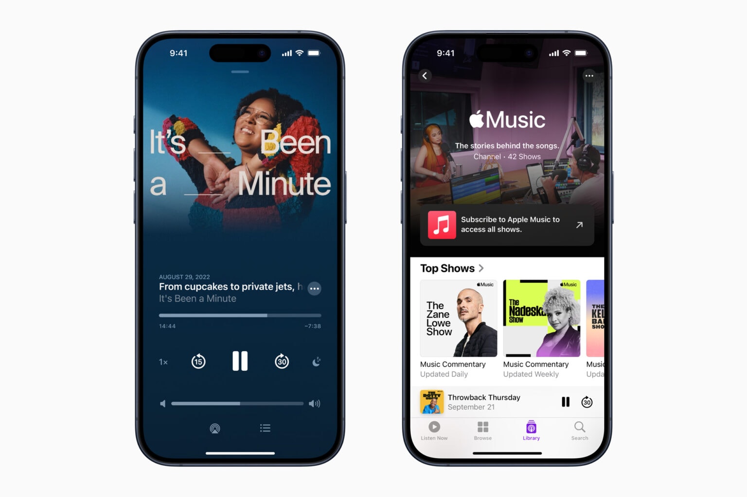 iOS 17 gives Apple Podcasts users a refreshed player and queue, episode art, search filters and the ability to connect subscriptions to top apps.