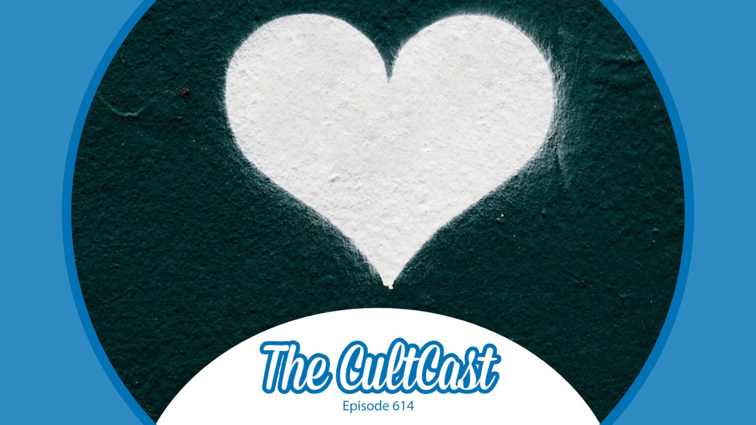 The CultCast logo, episode 614: A heart!