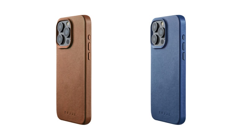 The Mujjo Leather case is the best leather case for iPhone 15.