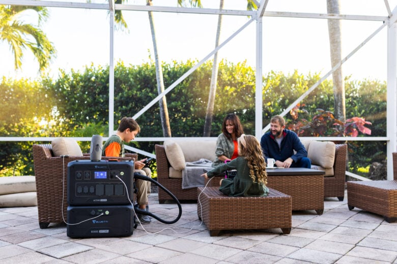 Bluetti's portable AC300 system stores power for your life in outages and otherwise.