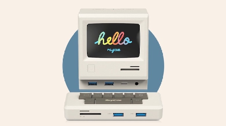Adorable classic Macintosh mini is really multiport dock