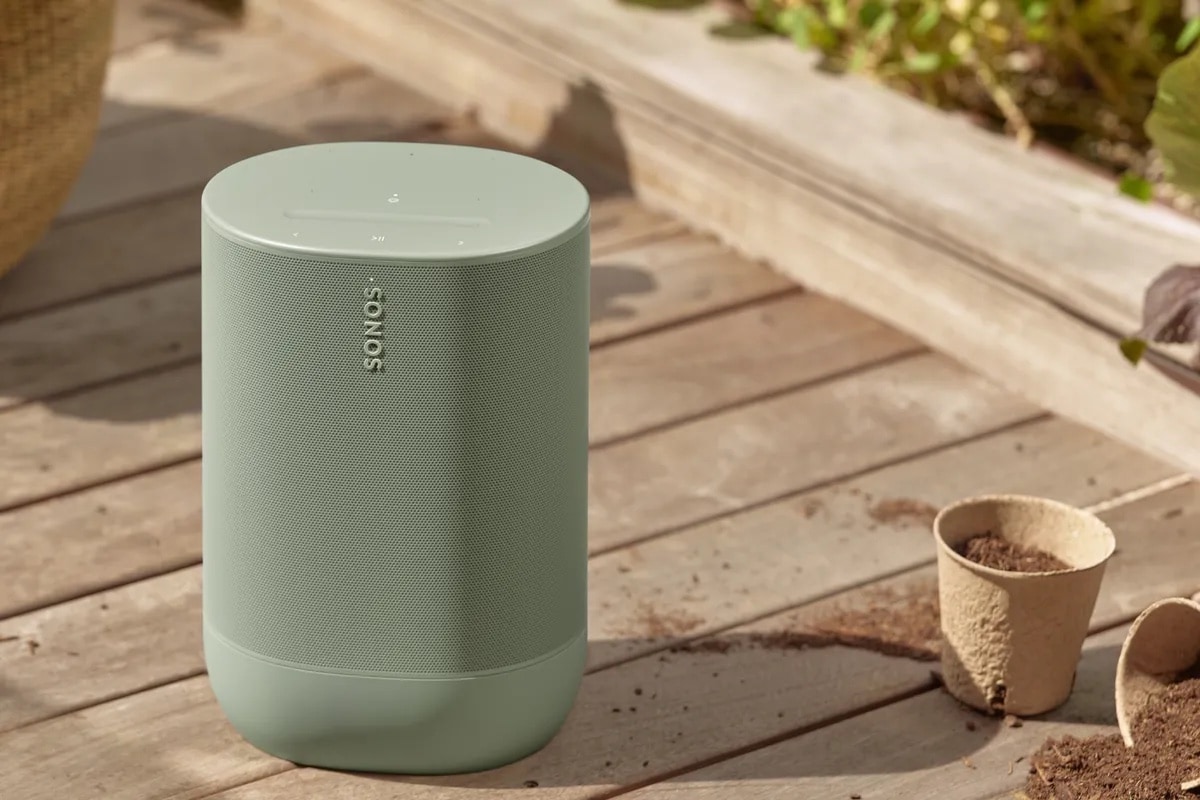 In addition to the black or white options to match other Sonos speakers, you can get Move 2 in a new olive color.