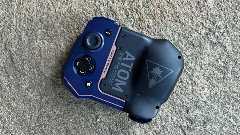 Turtle Beach Atom Controller for iOS in travel mode.