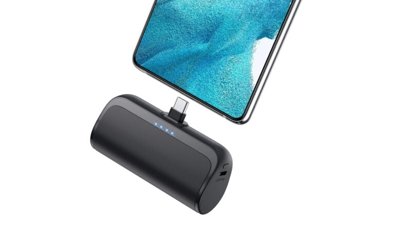 This is the best budget USB-C power bank for iPhone 15, with a compact design that you can take anywhere.