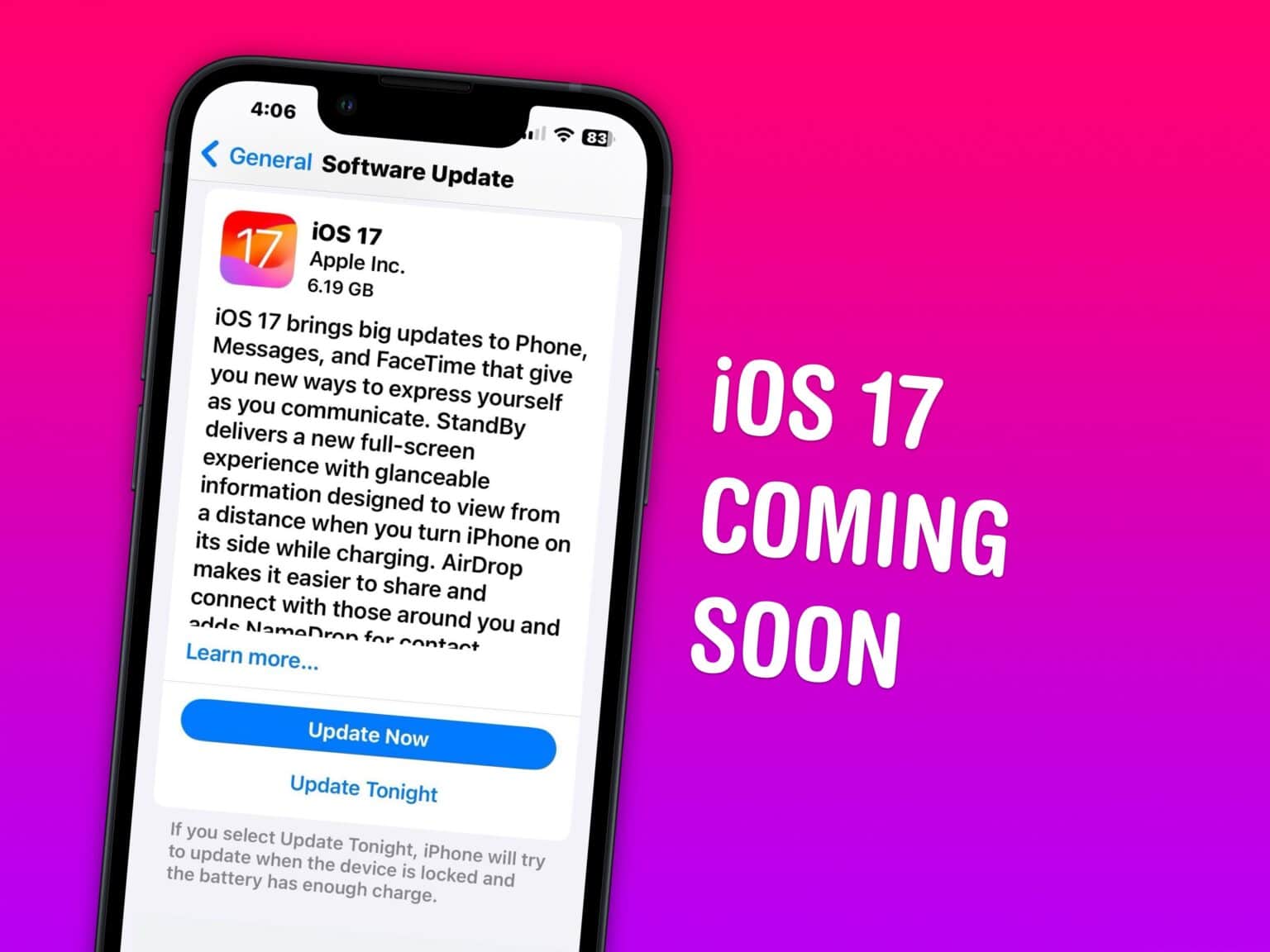 iOS 17 Coming Soon